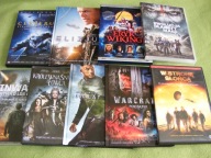 DVD. Zestaw- Cerberus , Elizjum , Ewolucja Planety Małp , Warcraft + 5