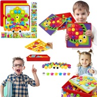 UKLADANKA EDUKACYJNA DLA DZIECI DO ZABAWY ZABAWKA GRA MOZAIKA INTERAKTYWNA