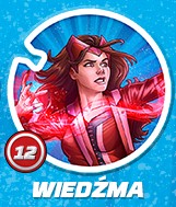 Shieldz Marvel Circle K Żetony nr 12 Nowe Wiedźma