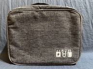 ORGANIZER ETUI NA KABLE PENDRIVE KARTY PAMIĘCI ŁADOWARKI