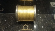 Mosiądz! Drut Mosiężny kolor złota fi 0.8mm 20m