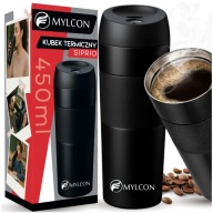 Kubek Termiczny 450ml Do Samochodu Na Kawę Herbatę Szczelny Termo