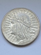10 zł złotych 1932 KOBIETA stan 1/1- * SREBRO
