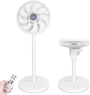 Wentylator stojący DC cichy 20 dB z pilotem oscylacja turbo