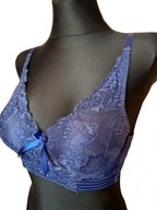 Przepiękny koronkowy biustonosz stanik podwójny push-up r. 75B