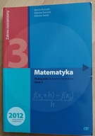 Matematyka 3 Podręcznik Zakres rozszerzony Kurczab