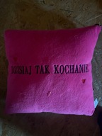 Poduszka dekoracyjna "Dzisiaj tak/nie kochanie" –miękka,idealna na prezent