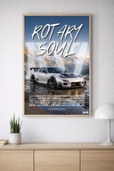 Plakat Mazda RX7 bez ramy 50 x 70 cm