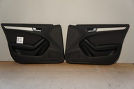 NR 22 Boczki drzwi do AUDI A4 B8 wstawki materiałowe