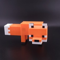 FIGURKA LIS MINECRAFT DUŻA MAGNESY