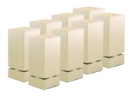 8 X NÓŻKA MEBLOWA REGULOWANA H150 SATYNA