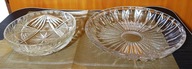 Piękne kryształowe półmiski-talerze idealne na ciastka, owoce, cukierki