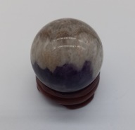 Kolekcja naturalny Ametyst szewron #86 kula sfera 28mm