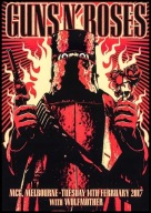 A2 PLAKAT OBRAZ MUZYCZNY MUZYKA TRASA KONCERT PLAKAT ZESPÓŁ GUNS N' ROSES