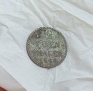 MEKLEMBURGIA SCHWERIN - 1/12 TALARA 1848 - Fryderyk II