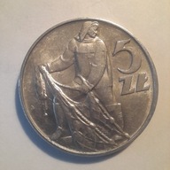5 zł 1974- Rybak, mennicza.