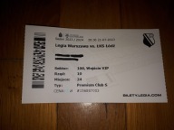 Używany bilet Legia Warszawa - ŁKS Łódź 21.07.2023