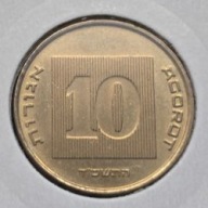 *IZRAEL [0265]*10 agor 2004 Szekel izraelski, Herb, Menora ISRAEL 10 AGOROT