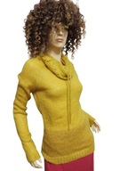 SOLAR lekki SWETER akryl 40% wełna 10% moher mohair 36/38