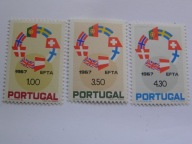 Portugalia - zniesienie granic celnych w Unii Europejskiej - Mi. 1043-45 **