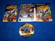 DESTROY ALL HUMANS! PS2 INWAZJA KOSMITÓW OBCYCH jak MERCENARIES 3xANG