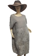 UNISONO SUKIENKA swobodna z kieszeniami 40/42