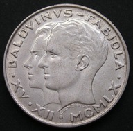 Belgia 50 franków 1960 - Baldvinus i Fabiola - srebro