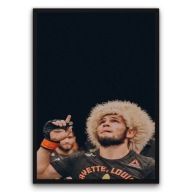 Plakat z ramą 40x50 cm Khabib ufc, sport, walka | Pomysł na Prezent