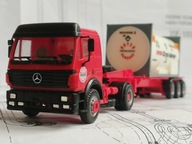 ~*~ ORYGINALNY HERPA..M-B SK '94..Z NACZEPĄ I TANKKONTENEREM 20 FT...HOYER