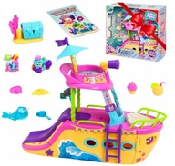 MAGIC BOX MOJIPOPS BOAT PARTY IMPREZA NA ŁODZI ZESTAW STATEK Z 2 FIGURKAMI