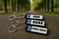 Personalizowany Brelok breloczek tablica rejestracyjna