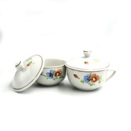 Filiżanki koreańska porcelana vintage lata 60 zaparzacze home decor PRL