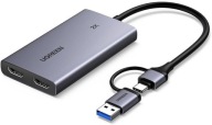 UGREEN 25773 Karta przechwytywania wideo Podwójne złącze HDMI 2K 30Hz