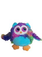 Maskotka pluszak tęczowa kolorowa sowa 16cm