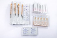 Zestaw do iniekcji 20szt 1ml Ostre igły Nipro. sterydy Iniekcja, Ramie/ udo