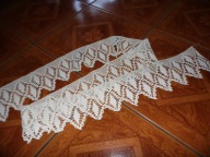 Ładne ząbki szydełkowe