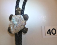 BLO 432 KRAWAT BOLO-ŻÓŁW MUSZLA ABALONE