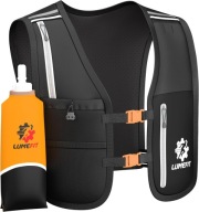 LUMEFIT Zestaw Biegacza regulowana Kamizelka do Biegania + składana butelka