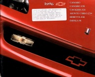 PROSPEKT CHEVROLET CAMARO / CAMARO Z28 / CAVALIER Z24 / MONTE CARLO Z34 ...