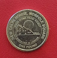 Gibraltar 1 pound 2018 Calpe house