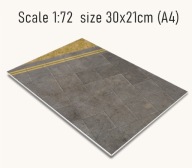 Podstawka "Płyta lotniska HF7253" skala 1:72 roz.A4 druk PCV 3mm