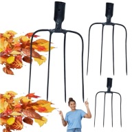 WIDŁY SOLIDNE MOCNE 4-ZĘBNE BEZ TRZONKA CZARNE