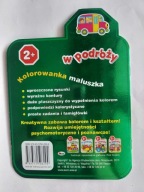 Kolorowanka maluszka. W podróży 6 WYRAŹNE KONTURY