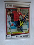Karta panini autograf Norwegia Morten Thorsby Score Fifa