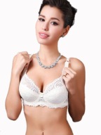 Biustonosz Koronkowy Lanny Mode 62004 Biały 100 D