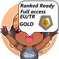 KONTO VALORANT SMURF GOLD ZŁOTO | EU/TR | FULL ACCESS