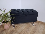 Ławka pufa puf otwierana 60 x 30 x 40 schowek pojemnik na wymiar siedzisko