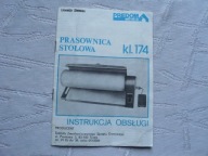 PRASOWNICA STOŁOWA INSTRUKCJA OBSŁUGI