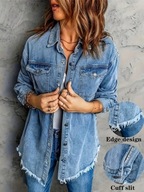 STYLOWA JEANSOWA KURTKA CLAYTON LONG! XL