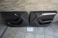 NR 34 Boczki drzwi do AUDI A4 B8 wstawki materiałowe